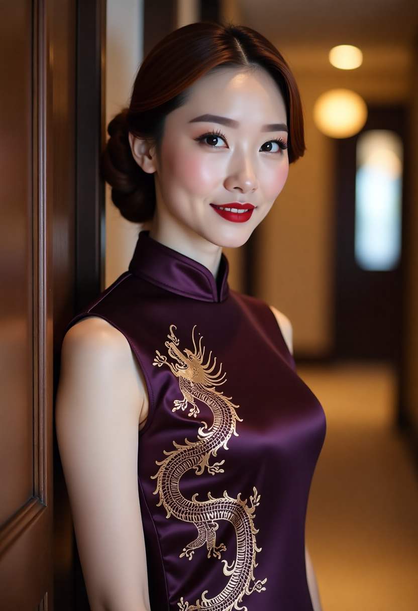走廊尽头还亮着灯